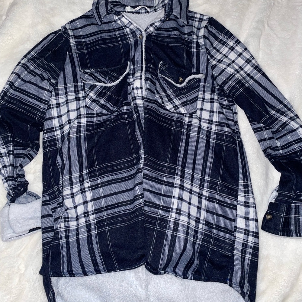 Black & White Flannel - Size S